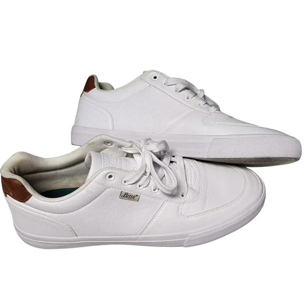 BASS White Sneakers Size 12 Synthetic Upper